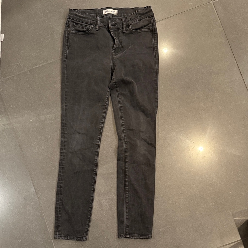 Madewell faded black jeans size 27